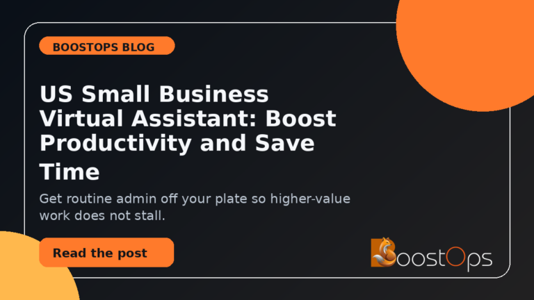 BoostOps blog featured image for US Small Business Virtual Assistant