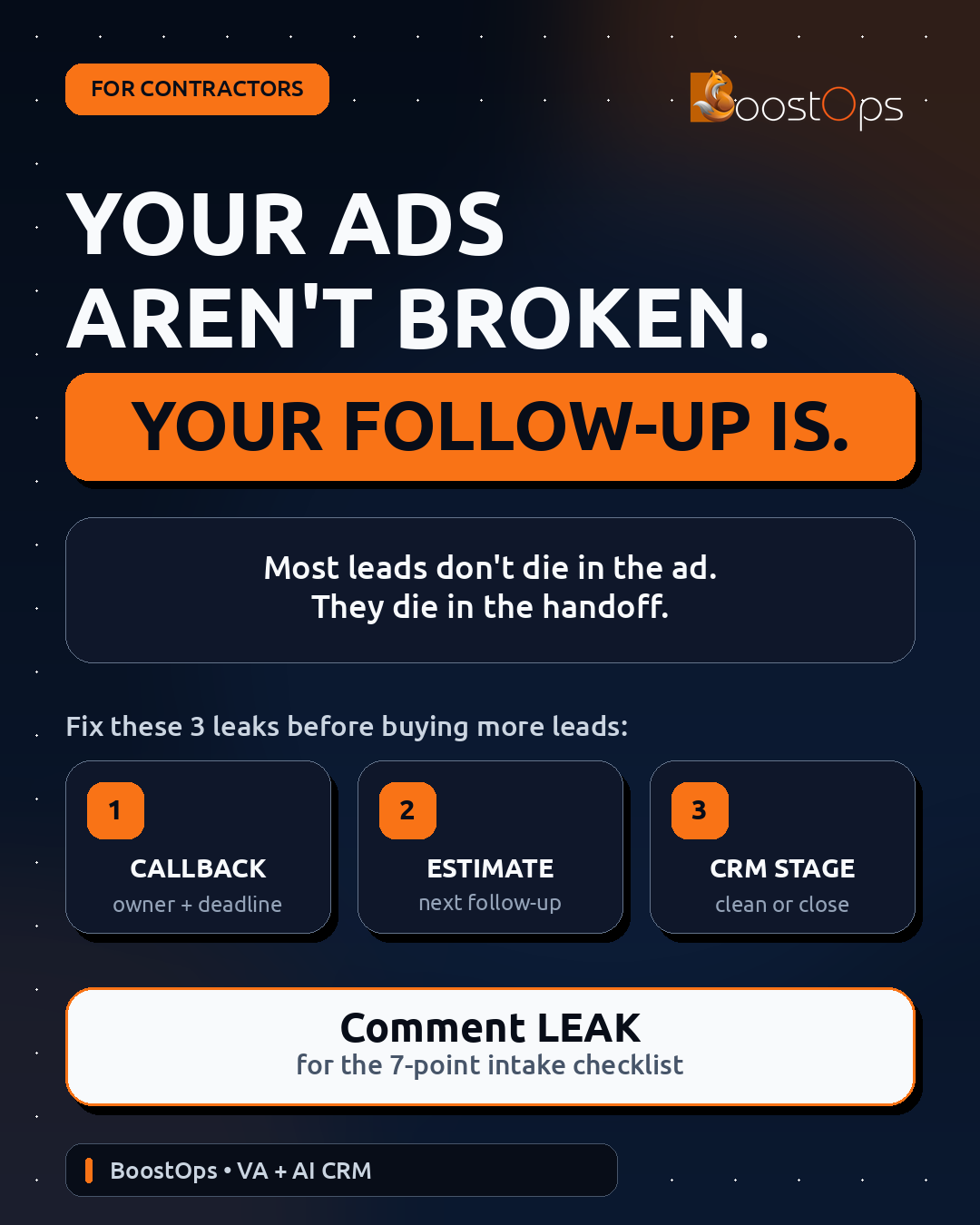 The 7-Point Follow-Up Leak Checklist social preview