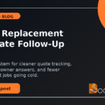 HVAC Replacement Estimate Follow-Up SOP: Stop Big-Ticket Quotes From Going Cold