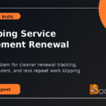 Plumbing Service Agreement Renewal SOP: Stop Maintenance Customers From Going Quiet