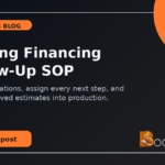 Roofing Financing Follow-Up SOP