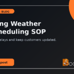 Roofing Weather Rescheduling SOP: track rain delays and keep customers updated
